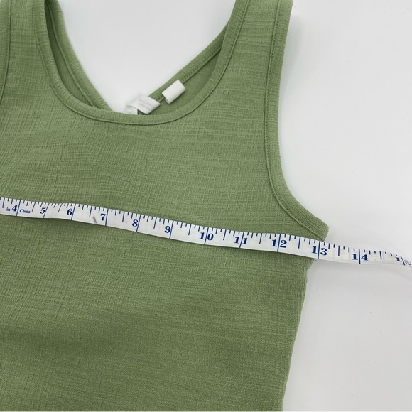 Roxy Good Keepsake Green Crop Top Criss Cross Back Sporty Chic Surfer Athleisure - Picture 5 of 13